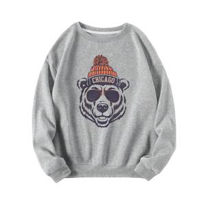 SOLY HUX Women's Plus Size Graphic Sweatshirt Crewneck Long Sleeve Drop Shoulder Casual Pullover Tops Light Grey Graphic XX-Large Plus (Gray, XXL)