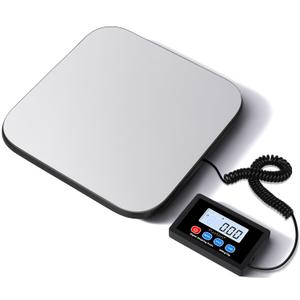 Fuzion-LiftX Shipping Scale, 440LB/200KG x 10g Digital Postal Scale, Hold/Tare Function, Shipping Scale for Packages Small Business/Luggage/Mailing/Postage, Battery & AC Adapter Included