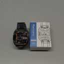 amBand M1 Sport Case Band for Apple Watch Ultra 3/2/1 & SE 3/2/1 & Series 11 10 9 8 7 6 5 4 3 46mm  Shockproof & Scratch Resistant Rugged Bumper for Men (Crystal Black, 46mm)