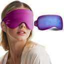 Cooling Eye Mask for Puffy Eyes: Fsa Eligible Items Hsa, Migraines Headache Fast Relief After Surgery Care Cold Compress, Reusable Face Ice Pack Gel for Dark Circles, Gentle Weighted Sleep Mask Purple