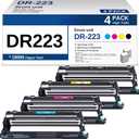 DR223CL Compatible Drum Unit Replacement for Brother DR223CL DR-223CL DR223 compatible with Brother MFC-L3770CDW MFC-L3750CDW HL-L3270CDW HL-L3290CDW HL-L3230CDW (Black, Cyan, Magenta, Yellow, 4 Pack)