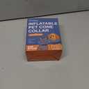Inflatable Dog Cone Collar with Detachable Sturdy Shield,Soft&Lightweight-Ideal for Post-Surgery Recovery and Daily Wear,Suitable for Small Medium Large Dog Breeds(Blue,M+) (M PLUS(Neck:12-15"))