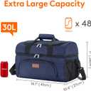 Lifewit Insulated Cooler Bag, 48 Can Large Leakproof Beach Cooler, Lightweight Portable Double Layer Soft-Sided Travel Ice Chest for Camping, Kayaking, Road Trips, Grocery Shopping, Dark Blue