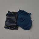 KYEESE 2Pack Dog Sweater Warm Dogs Clothes Pets Sweatshirt Soft Turtleneck Small Dogs Sweaters Pet Coats Stretchy Pet Sweaters for Small Pets Male (Large (12-18lbs), 2# Stripe+Navyblue)