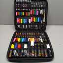 Posca Exclusive Acrylic Paint Markers Gift Set of 62 with Case, Great for Kids and Adults, For Coloring Decorations, Canvas, Glass or Wood, Includes 350, 1MR, 1M, 3M, 5M, 7M, 8K, & 17K