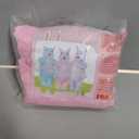 Easter Bunny Costume Adult Rabbit Party Blow Up Costumes for Halloween Party (Pink)