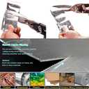 10 Inch Aviation Tin Snips, Heavy Duty Chrome Vanadium Steel Metal Cutter Shears for Cutting Sheet Metal, CR-V Straight Cut