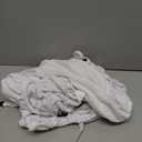 Genina Seat Covers for Dining Room Chair Seat Slipcovers Kitchen Chair Covers (White, 6 Pcs)