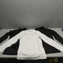 Suhine 3 Pcs, Size L (12-13Y) Youth Boys Thermal Compression Shirts Fleece Athletic Baselayer Long Sleeve Soccer Baseball Undershirt, (Black, White)