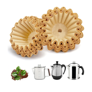 Coffee Filters Compatible with Farberware Coffee Percolator, 150 Pcs Perforated Unbleached Filter Paper for Farberware 4Cup, Coletti 6Cup, Elite Gourmet 6 Cup