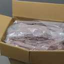 Geniospin King Size Comforter Set- 7 Piece Misty Rose Textured King Bedding Set, Soft Solid Bed in a Bag for All Season, King Comforter Set with Sheets(Misty Rose,102''x90'')