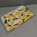 Summer Lemon Kitchen Towel, Lemon Themed Gifts Dish Tea Towel for Kitchen, Yellow Fruit Decorative Hand Towel for Bathroom, 16x24 Inches