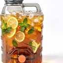 5 Gallon Drink Dispenser, Large Beverage Dispenser Equipped with Upgraded Leak Proof Filter Equipped Spout, Juice Dispenser with Handle for Kombucha Lemonade Iced Tea Party Outdoor Restaurants Hotels