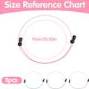 3 PCS Crop Tuck Band Adjustable Shirt Tuck Band Women Stretchy Invisible Crop Top Bands Waist Belt for Tucking Shirts & Sweaters (Pink Purple Blue)