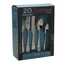 Towle Living Basic 20-Piece Flatware Set