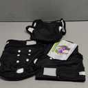 wegreeco Washable Female Dog Diapers Highly Absorbent Reusable Diapers for Dog in Heat Dog Period Diapers, 3 Pack (Black,Large (Large (15"-17" Waist))