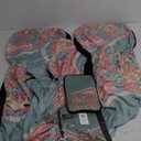 Abstract 70S Groovy Flower Auto Seat Cover Set for Women,Green Swirl Wavy Auto Front Seat Cushion Protective Accessories,Universal Fit All Cars Vehicle SUV,Dust Proof Washable Seat Pads (Sage Green Floral)