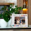 Thank You Gifts 4x6 Picture Frame, Thank You for Being Helping Me Grow Photo Frame, Appreciation Gifts for Parents Mentor Teacher, Teacher Wooden Photo Picture Frames