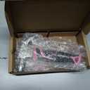 WORKPRO 8 oz Claw Hammer with Fiberglass Handle, All Purpose Hammer with Forged Hardened Steel Head, Pink Ribbon