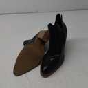 mysoft Women's Ankle Boots Slip on Cutout Pointed Toe Chunky Stacked Mid Heel Booties , Size 7.5