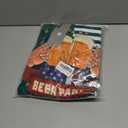 Bindefon Bibs Overalls Men Adjustable Straps Coveralls Shorts Printed Jumpsuit Male Romper (XL)