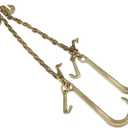 labwork G70 Truck V-Chain Bridle 5/16 3/8 2ft 3ft Long with 15 14 8 Hooks