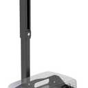 WALI Projector Ceiling Mount Tray, Height Adjustable Wall Mount Holder for Projectors, Hidden Cable Management, Fits Projectors up to 22lbs, 13.7" x 8.6" Platform, Black (PM-005-B)