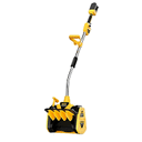 Cordless Snow Shovel, 20V 2Ah DC Electric Snow Thrower - Removable Battery, Lightweight Design, 10"x5" Clearing Path, 25 ft Throwing Distance, 300 lbs/Min Capacity (2024)