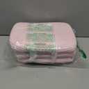 Small Woven Storage Baskets 12X8X5 Decorative Rope Bins for Organizing Shelves, Closets, and Toys, Empty Gift Baskets, Cute Organizer Basket for Home and Office (Pink, Regular)