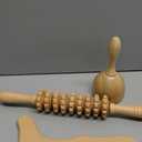 3-in-1 Wood Therapy Massage Tools Lymphatic Drainage Massager Wooden Massager for Maderoterapia,Anti-Cellulite, Body Sculpting & Contouring