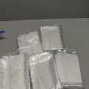 5 Pieces Plastic Drop Sheets for Painting, Waterproof and Dust-Proof Clear Cloth for Furniture Cover, 9x12 Feet Tarps