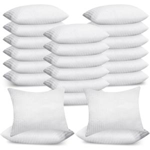 Barydat 20 Pcs Standard Bed Pillows for Sleeping Soft Down Alternative Hotel Bedding Pillows Inserts for Stomach Side and Back Sleepers (20 x 26 Inch)