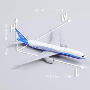 Boeing 787 Prototype 1/400 Diecast Metal Aircraft Model with Stand Alloy Aircraft Model Display Piece Collector's Model Kit as Gift