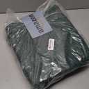 Toddler Booster Seat for Dining Table, PU Washable Double Safe Straps Non-Slip Bottom Booster Seat Dining Toddler, Portable Travel Increasing Cushion (Dark Green)