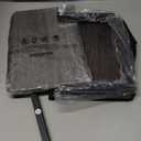 Furologee TV Stand with 4 Drawers, 43 inch Entertainment Center with Open Shelves, Media Center for 50" TV, Television Stand for Bedroom, Living Room/Light Black Oak