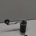 Mini Manual Coffee Grinder with 40 Adjustable Settings, Portable Hand Coffee Bean Mill with 30g Capacity, Conical Burr Coffee Grinder with Crank for Travel, Camping, Office, Espresso, Pour Over, etc (M01 Black)