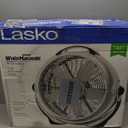 Lasko Wind Machine Fan, Air Circulator Fan with 3 Speeds, 20" Model 3300, Gray