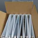 Cardinal 1 Inch 3 Ring Binders, White, 12 Pack, Round Ring Binder, Holds 225 Sheets, PVC Free, Customizable Covers, 2 Pocket View Binders for Office and School Organization
