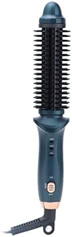 VBESTLIFE Heated Styling Brush, Hair Curler Straightener with Anti Scalding Design, Electric Wand for All Hair Types, Curling Brush for Short Hair and Styling