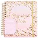 Votum 18 Month Hard Cover Planners/Calendars 10" x 10", January 2026 - June 2027 - Daily, Weekly & Monthly Organizer with Pens, Stickers, Sticky Notes, and a Sturdy Cover - Organized Chaos