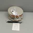 38L Foldable Towel Warmer Bucket,Heated Towel Warmers for Bathroom,Travel & Outdoors, 4 Heat Settings, Auto Shut Off,360 Ring Heating,Waterproof Fabric,Fits Oversized Towels, Robes, Blankets (Large, Gray Stripes)