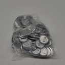 200 Sets Button Maker Supplies, 58mm / 2.28 inch Button Supplies Buttons Parts, (Approx. 2.25 inch) Metal Blank Badge Parts with Blank Paper for Buttons Maker Machine Pin Maker Press