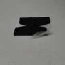2Pcs Motorcycle Front Driver Rider Inserts Floorboards Foot Peg Footrest Footboards Compatible With For Touring Electra Glide Road Glide Road King Softail (Black)