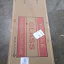 Full Length Mirror 65"x22" - Beveled Edge Rustic White Dressing Mirror, Solid Wood Frame, Wall Mounted or Standing for Bedroom, Entryway, Living Room