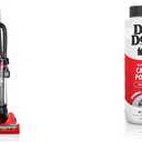 Dirt Devil Multi-Surface+ Upright Bagless Vacuum Cleaner Machine for Carpet and Hard Floor, UD76200V + 32 oz Carpet Powder, Room Refresher, Odor Eliminator, Spring Meadows Scent, AD31210
