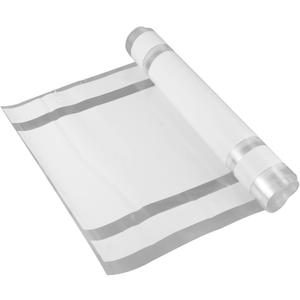 X AUTOHAUX 11.81"x70.87" Car Hood Stripe Pattern Sticker Auto Exterior Decal Decoration for Car Hood Roof Trunk Skirt Bumper White