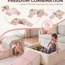 JungleDove Baby Foam Climbing Blocks with Ball Pit for Toddler, Large