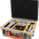Hard Case for DJI Air 3S Air 3, Waterproof Pressure Resistant Carrying Case for DJI Air 3S/3 Accessories - Fits for RC 2/RC-N2/RC-N3 (Grey)