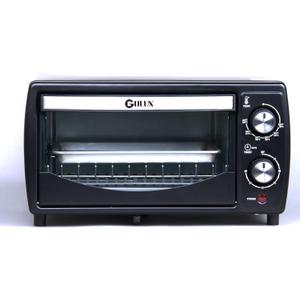 Countertop Small 4 Slice Toaster Oven, Compact 9.6L Small Toaster Oven, Even Heating, For Toast, 8" PizzaBake and Broil in Apartment, Dorm, Suitable For 2-3 Persons