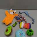 Zeaxuie 9 Pack Luxury Puppy Toys for Teething Small Dogs, Puppy Chew Toys with Cute Squeaky Dog Toys, Ball and More Rope Dog Chew Toys (9 Pack (No-stuffed Fox))